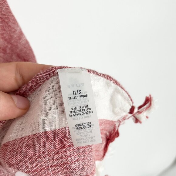 NWT Aerie Open Front Striped Tassel Kimono Coverup - Picture 5 of 6